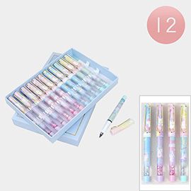 12PCS - Unicorn Printed Ball Pens