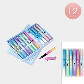 12PCS - Ombre Ball Pens