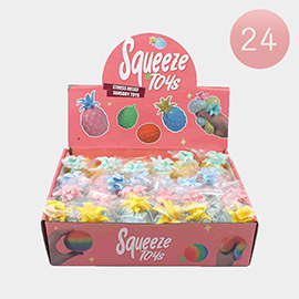 24PCS - Fruit Squeeze Toys