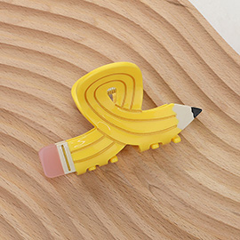 Pencil Hair Claw Clip