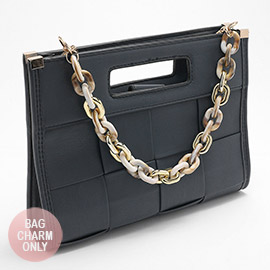 Acetate Chunky Bag Charm Chain 