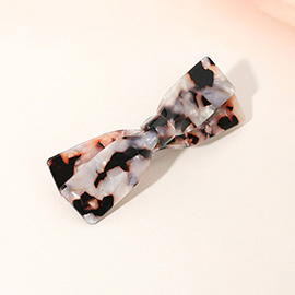 Celluloid Acetate Bow Barrette