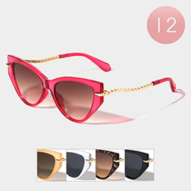 12PCS - Cat Eye Frame Wayfarer Sunglasses