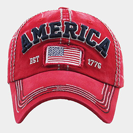 American USA Flag Vintage Baseball Cap