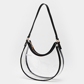 Transparent Shoulder Hobo Bag