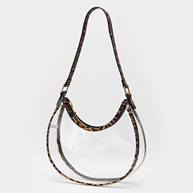 Transparent Shoulder Hobo Bag