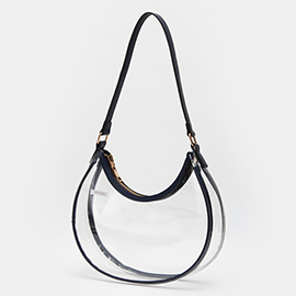 Transparent Shoulder Hobo Bag