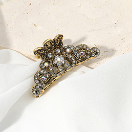 Stone Embellished Hair Claw Clip