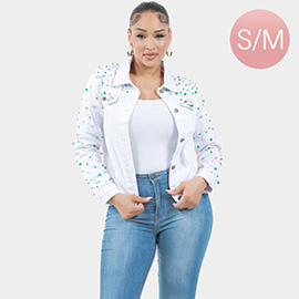 Pearl Bling Denim Jacket