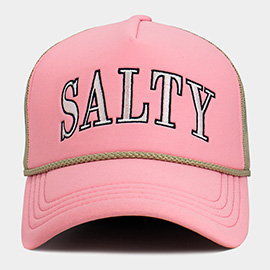 SALTY Message Mesh Back Trucker Hat