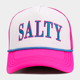 SALTY Message Mesh Back Trucker Hat