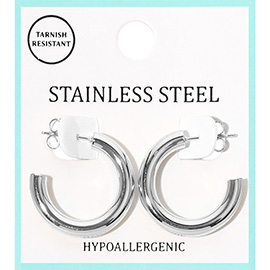 Stainless Steel Hoop Earrings