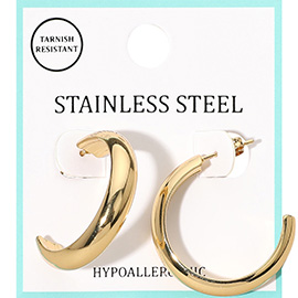 Stainless Steel Hoop Earrings