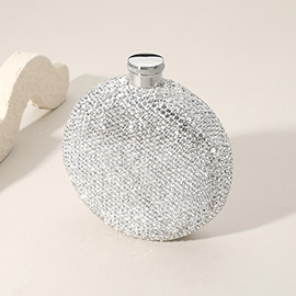 Bling Studded Round Flask