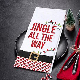 JINGLE ALL THE WAY Kitchen Towel