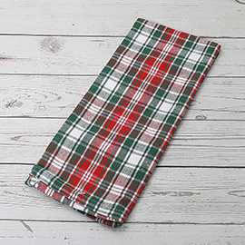 Holiday Classic Checkered Pattern Kitchen Towel